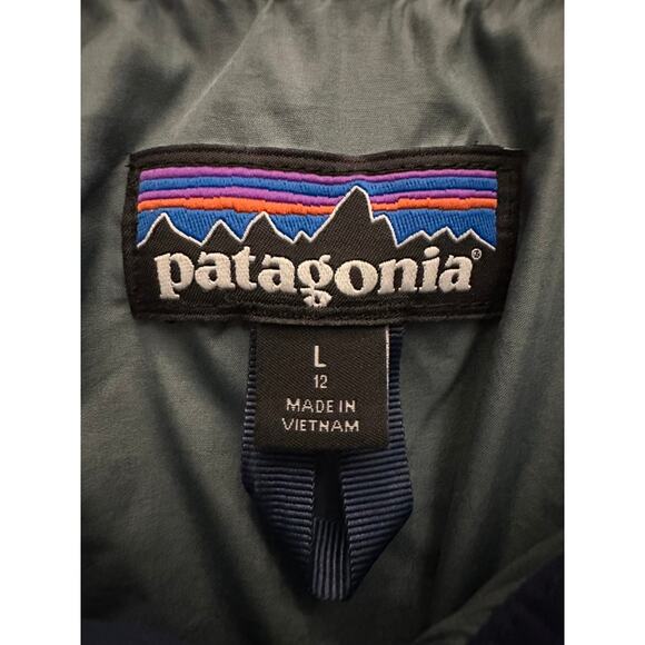Patagonia Boys' Quilted Shacket size Large Blue - Picture 4 of 6